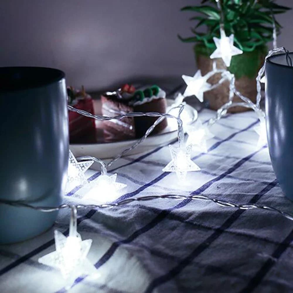 USB batterie puissance étoile chaîne lampe LED fée couronne de noël anniversaire en plein air fête d