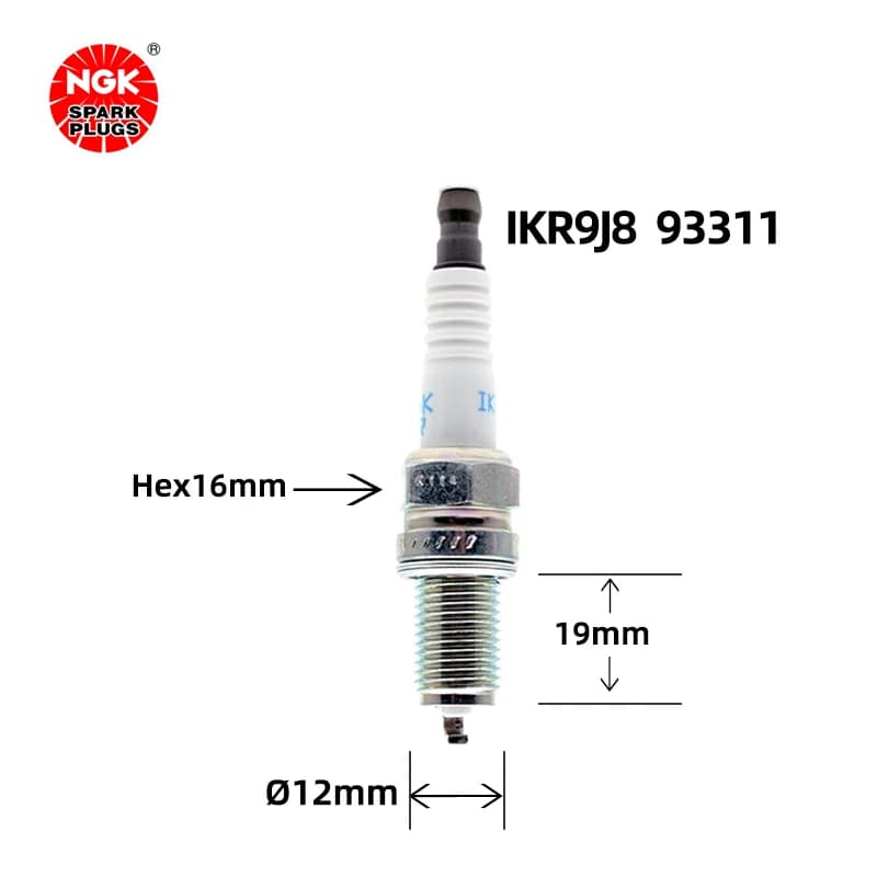 La bougie d'allumage NGK Iridium Platinum IKR9J8 93311 convient au Liberty Guide 1.4T Fiat oe 552106