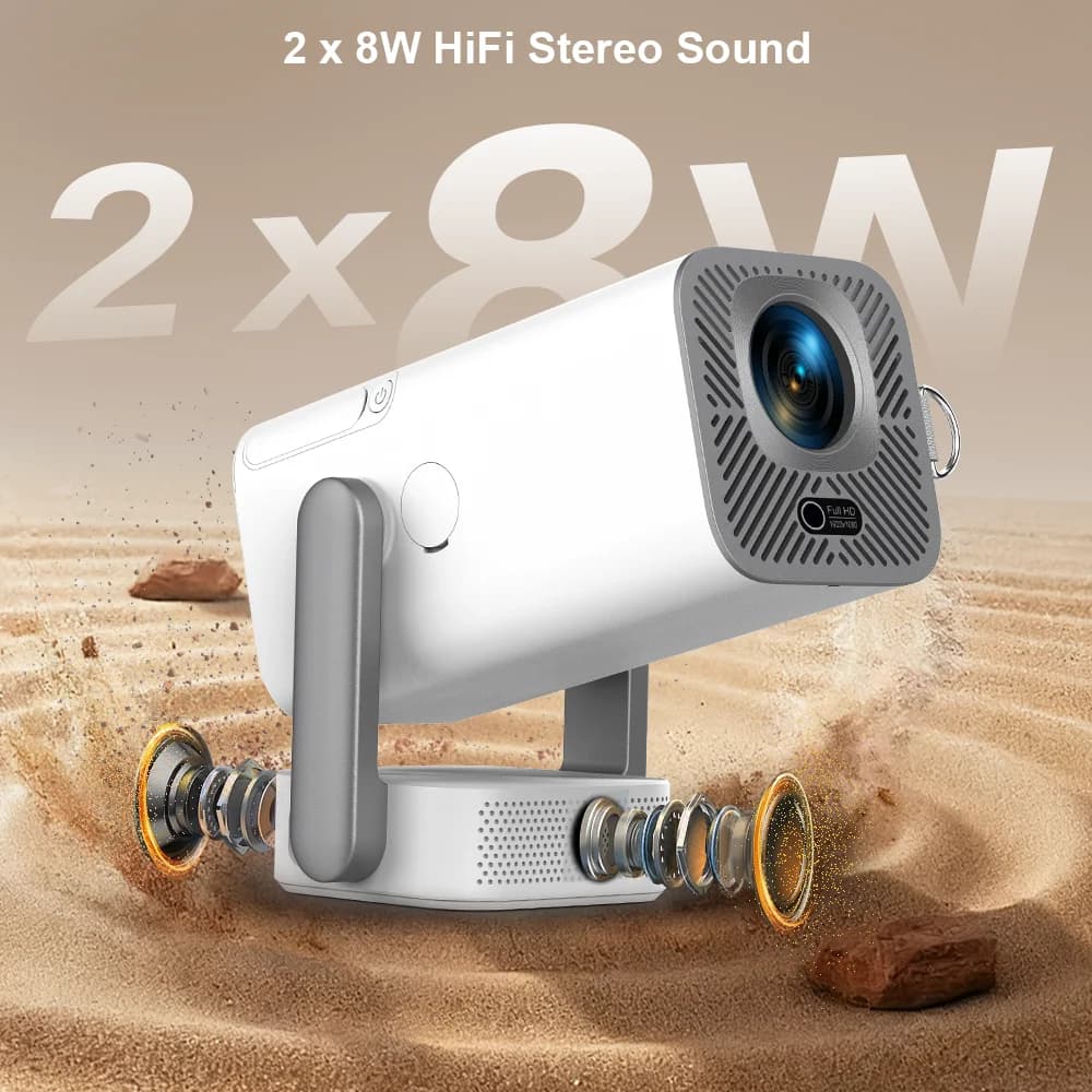 Mini projecteur HD ThundeaL 1080P 2K 4K Vidéo Projecteur LED TD80W Pro WIFI Projecteur Android TD80P