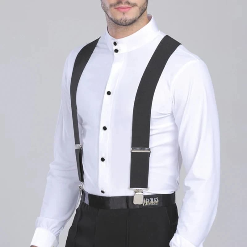 RapDuty-Bretelles élastiques réglables pour hommes, bretelles de surintendant, bretelles de grande t