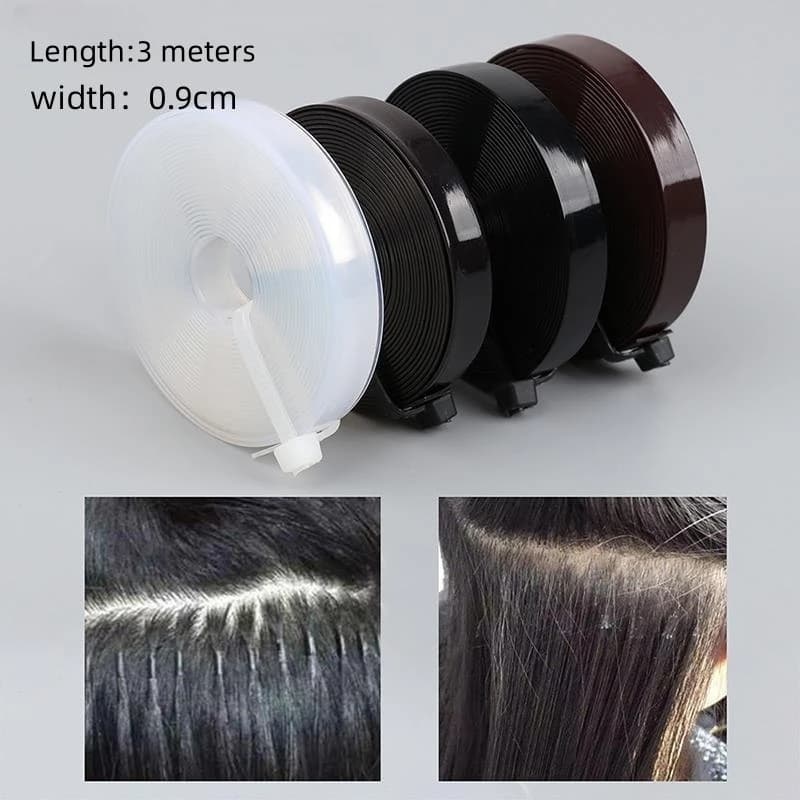 Bâton de colle transparente à la kératine, bâton de colle à la kératine pour extension des cheveux, 