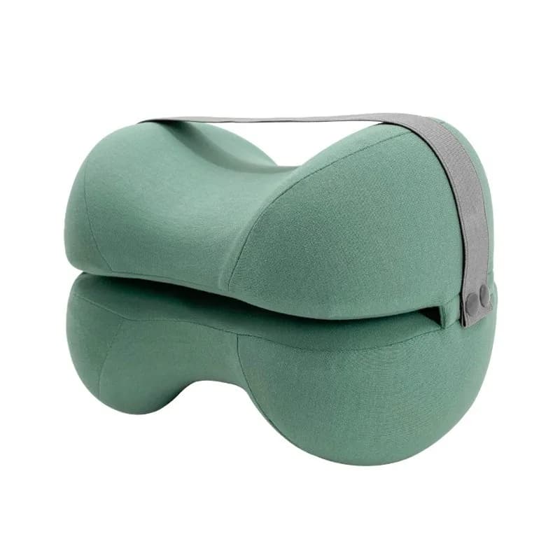 Oreiller de genou profilé pour dormir, oreiller de jambe en mousse à mémoire de forme rafraîchissant