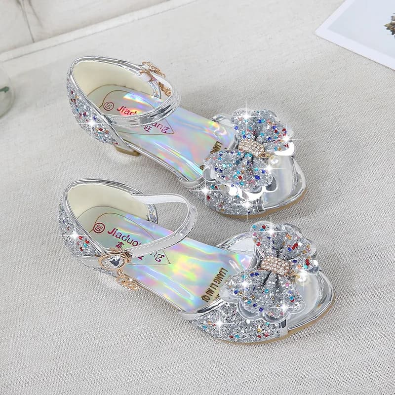 5 couleurs enfants princesse sandales enfants filles chaussures de mariage talons hauts chaussures h