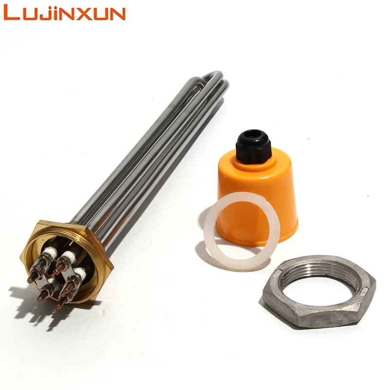 LUJINXUN-Chauffe-eau électrique à immersion, 1 1/4 pouces, 152 Chr32 1.25 pouces, 220/380V, pour cha