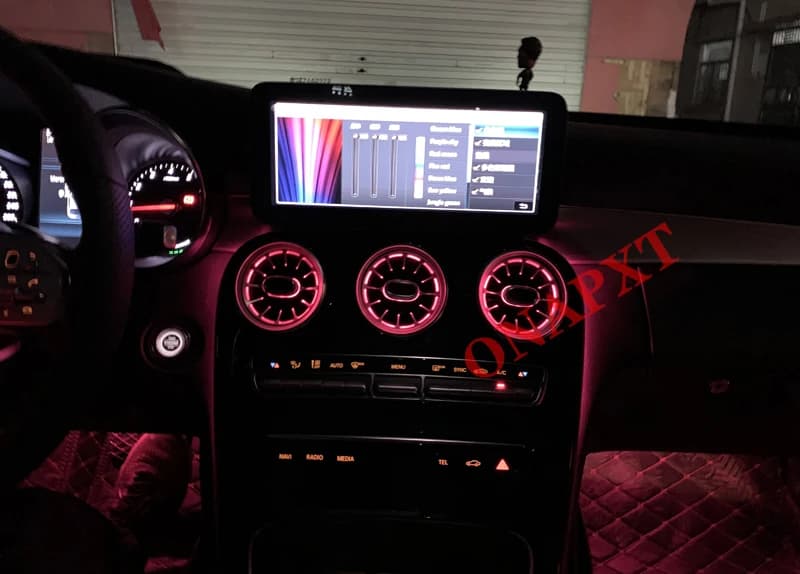 Pour Mercedes Benz Pour AMG Atmosphere LED C/GLC Coupé 2014-2022 X253 W205 Lumière d'ambiance Turbin
