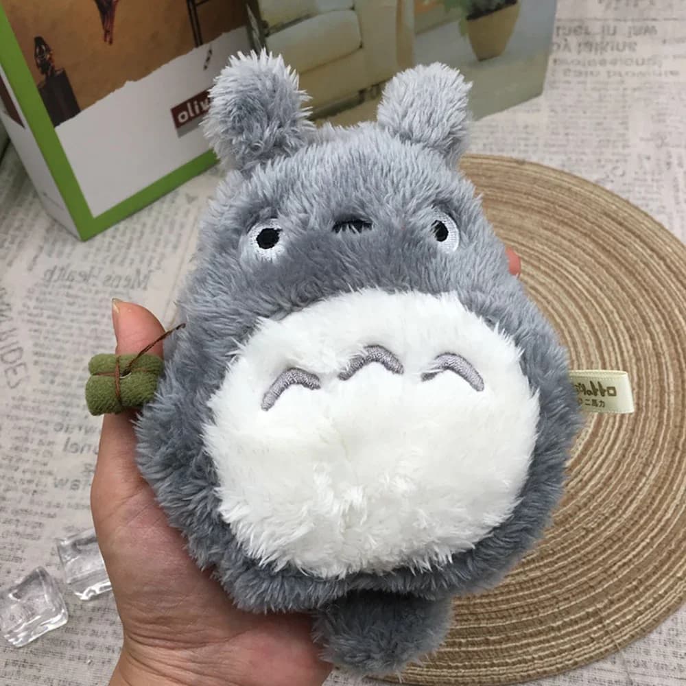 Porte-monnaie en peluche Totoro de 12cm, jouet japonais Kawaii, poupée Totoros, personnage de film m