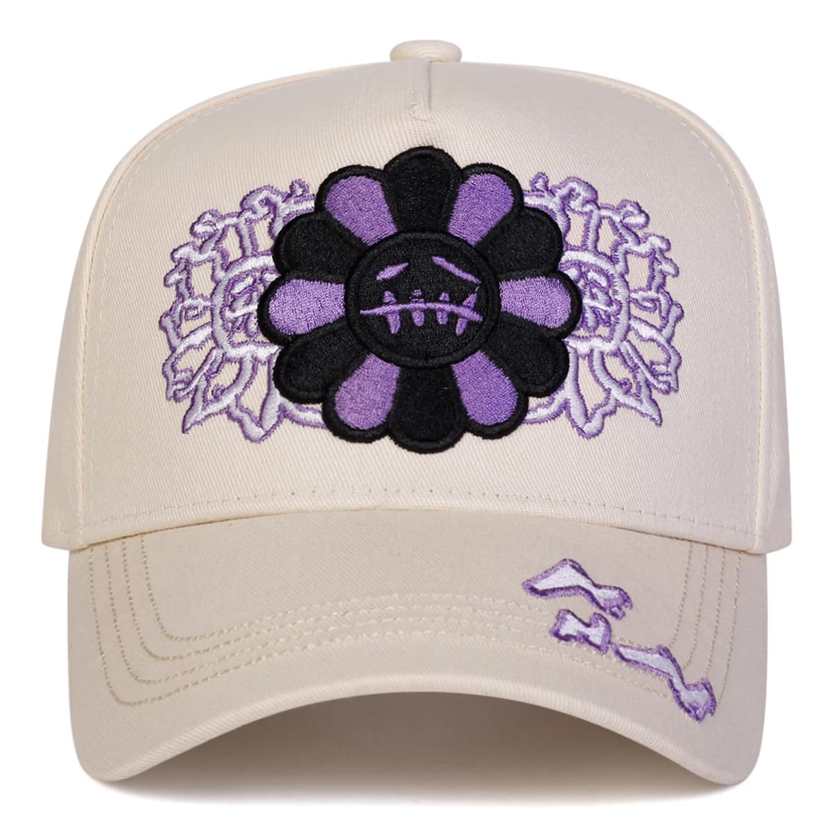 Casquettes de baseball unisexes brodées tournesol, ajustables, décontractées, pour le printemps et l