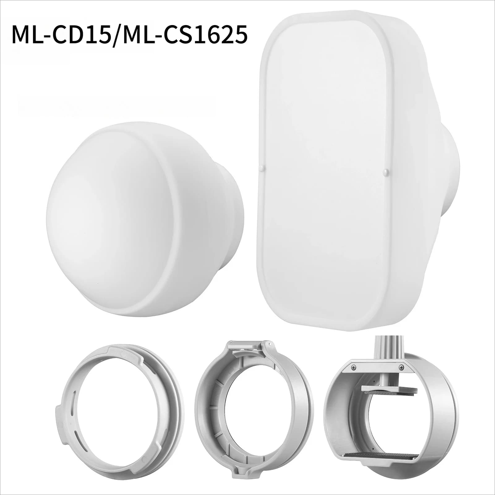 Kit de diffuseur dôme Lapgood ML-CD15 ML-CS1625 avec 3 adaptateurs pour éclairage photo, flash de st