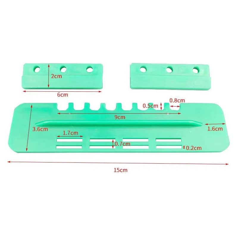 Nid anti-vol pour porte de ruche, accent de boîte anti-course, blanc, vert, bleu, 10 pièces