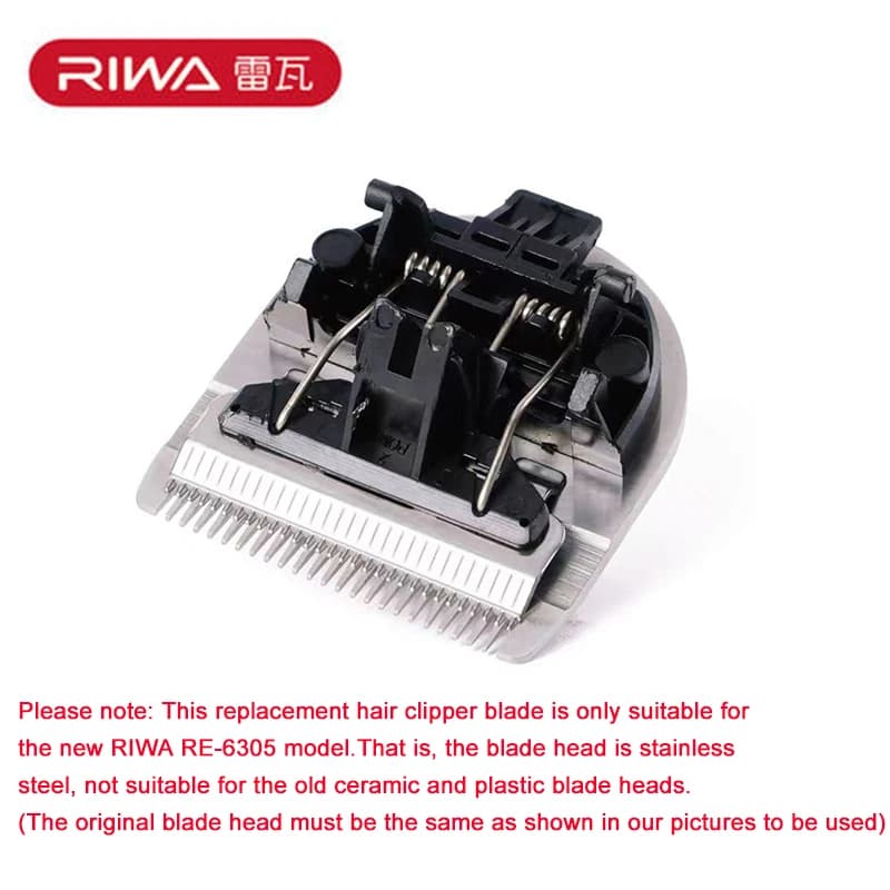 Câble d'alimentation de lame de tondeuse à cheveux de remplacement pour RIWA RE-6305, lavable, profe