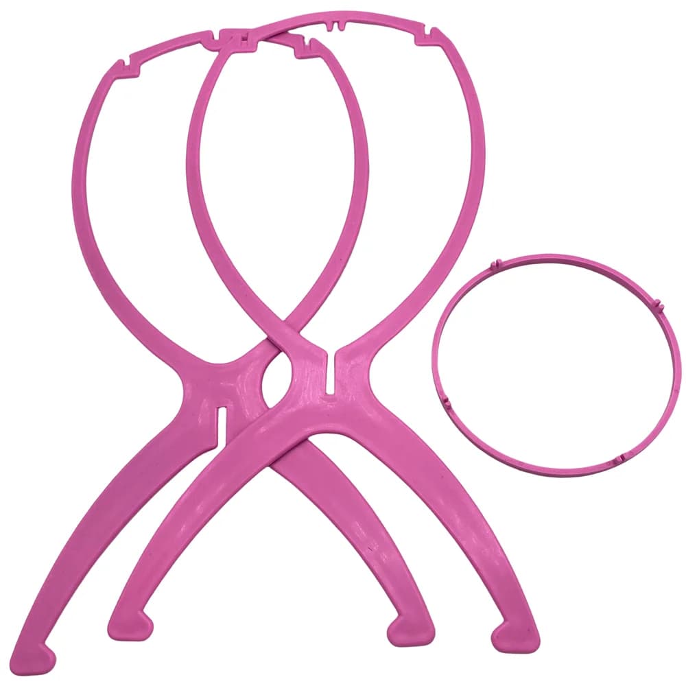 2 pièces support 36cm support de bureau Portable perruque support perruque supports Portable perruqu
