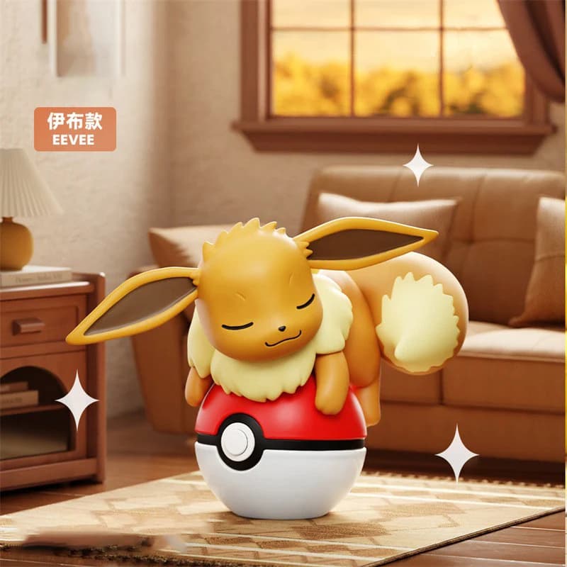Authentique Pok é mon veilleuse poupée Pikachu EEVEE CHARMANDER BULBASAUR PSYDUCK ornement fait à la