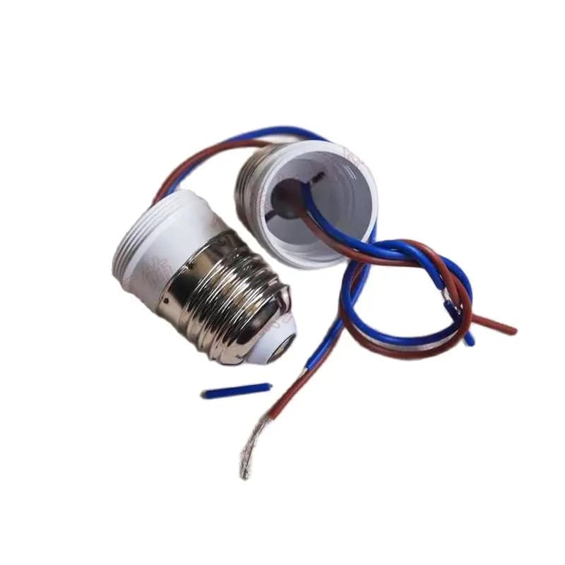 Support de lampe en plastique pour modification d'éclairage en cristal vis de support de lampe, fil,