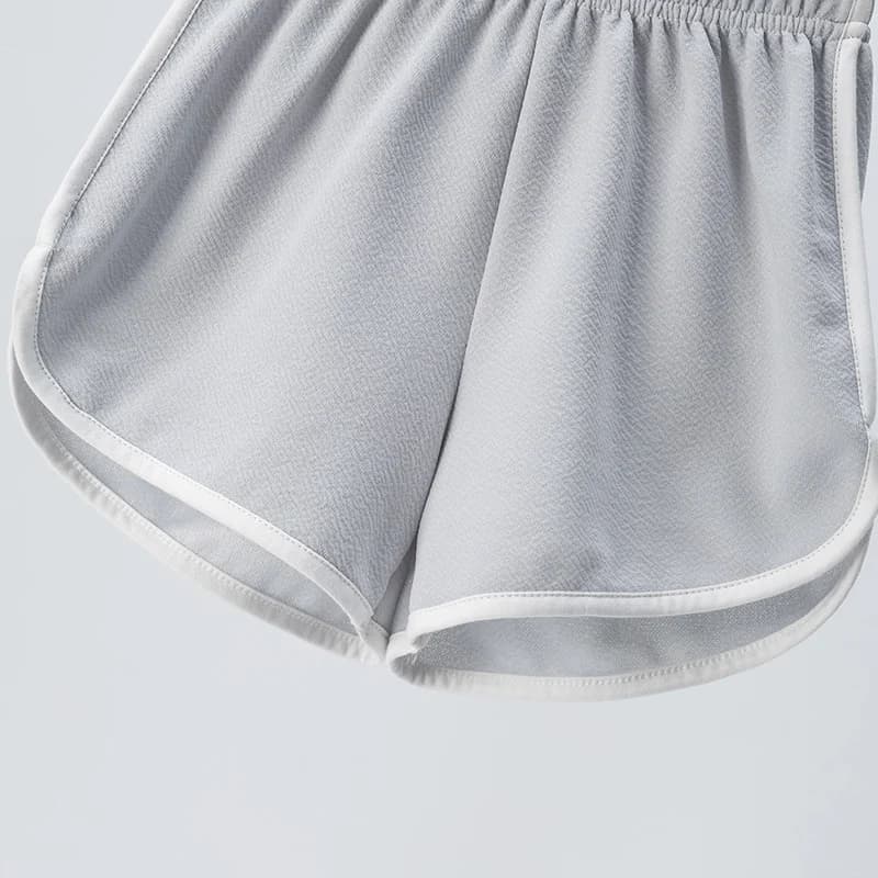 Short d'été pour garçons et filles, pantalons chauds confortables et décontractés de couleur unie po