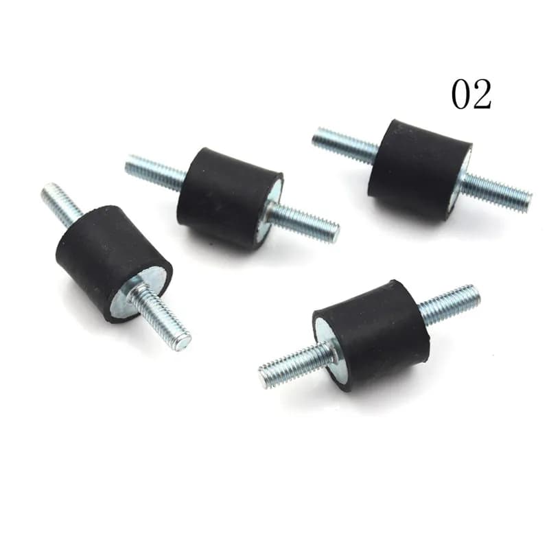 4pcs Nouveau M4-M8 Anti Vibration Supports En Caoutchouc Amortisseur De Choc De Voiture Compresseurs