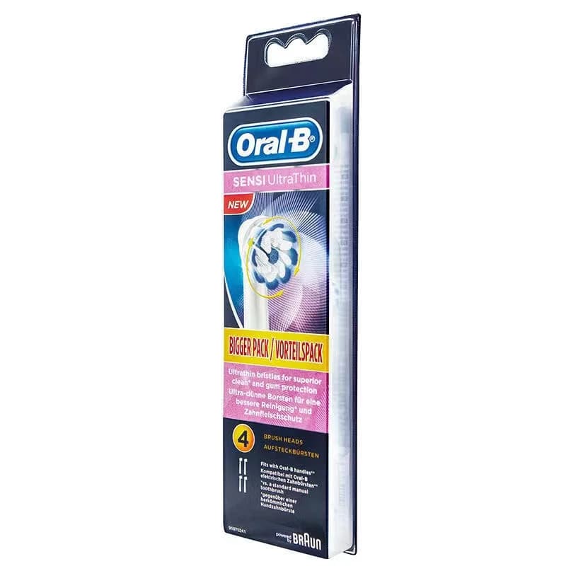 Oral B EB60 Sensi – têtes de brosse à dents électrique ultra-fines, poils souples et superfins, nett
