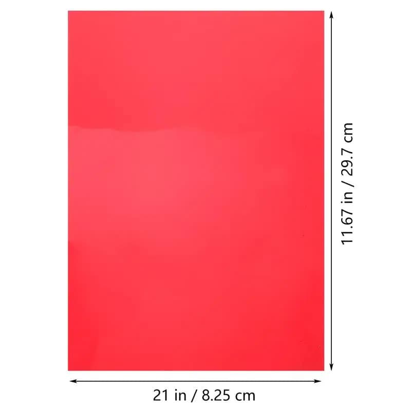 Feuille de diffuseur de lumière, 6 pièces, feuilles colorées de Gels de lumière, feuille filtrante p