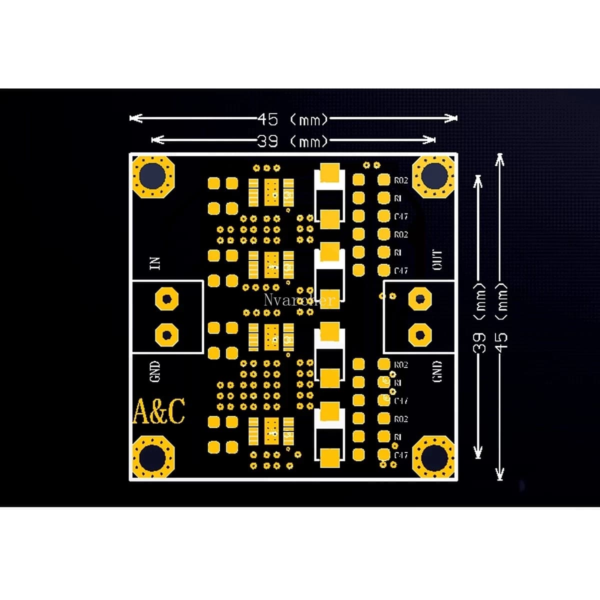 Nvarcher-Module d'alimentation régulée linéaire à faible bruit, 4 pipelines parallèles, LT3045, cart