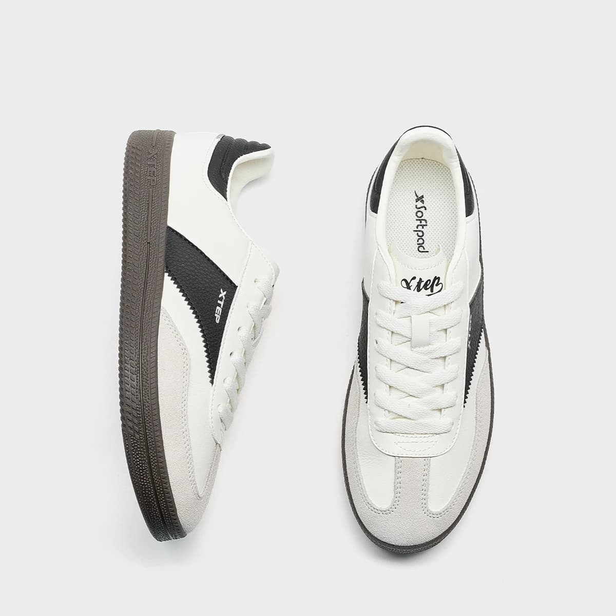 Xtep GAT-Chaussures de skateboard pour femmes, baskets souples de rue, chaussures de sport confortab