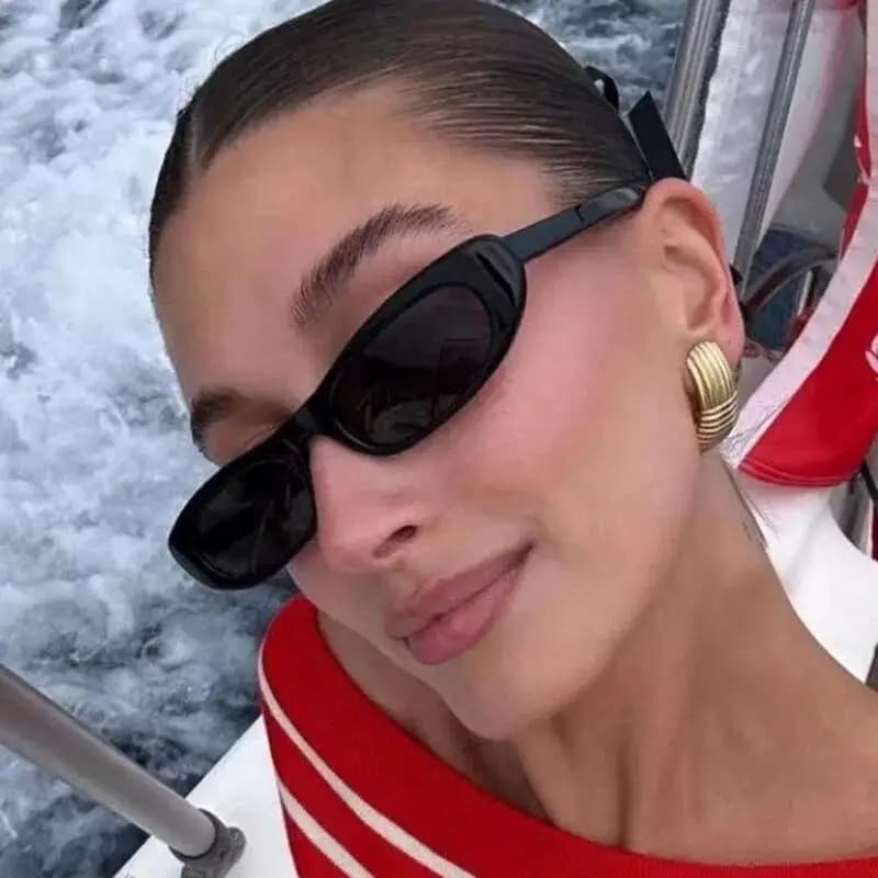 Petites lunettes de soleil carrées vintage pour femmes, lunettes de soleil de créateur de mode pour 