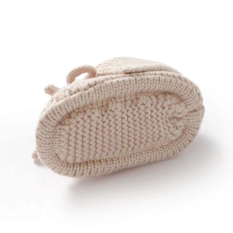 Chaussures tricotées pour bébé de 0 à 18 mois, jolies bottes de marche respirantes rabattues pour no