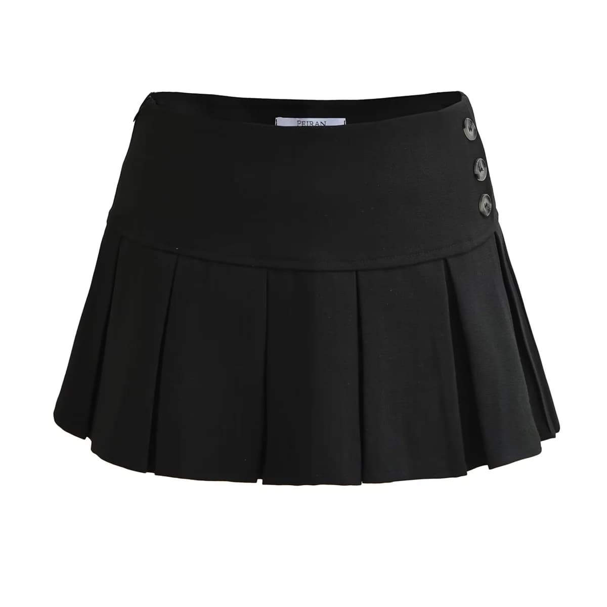 Mini jupes noires pour femmes, vêtements vintage, jupes élégantes y2k, jupes plissées à la mode coré