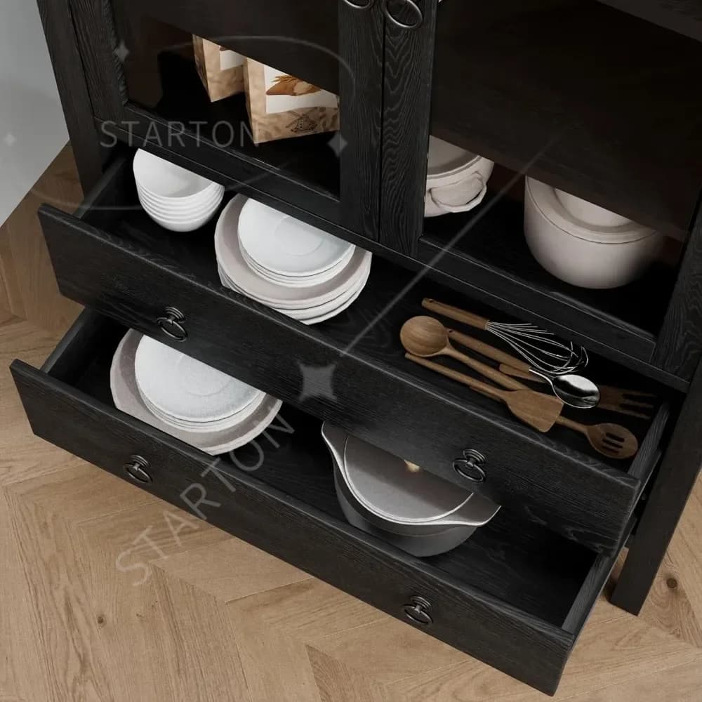 Armoire arquée de 71 pouces de hauteur, armoire de rangement moderne, armoire de garde-manger de cui