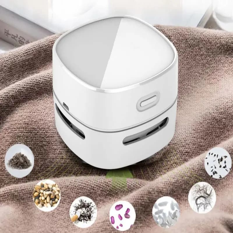 Aspirateur de bureau Portable sans fil, Mini aspirateur de bureau, poussière, balayeuse de Table de 