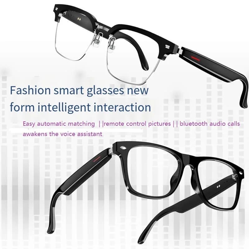 Lunettes intelligentes Bluetooth avec réglage automatique casque Bluetooth sans fil Anti lumière ble