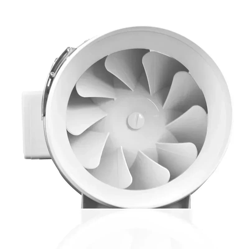 4/5/6 pouces ventilateur d'échappement maison silencieux tuyau en ligne conduit ventilateur salle de