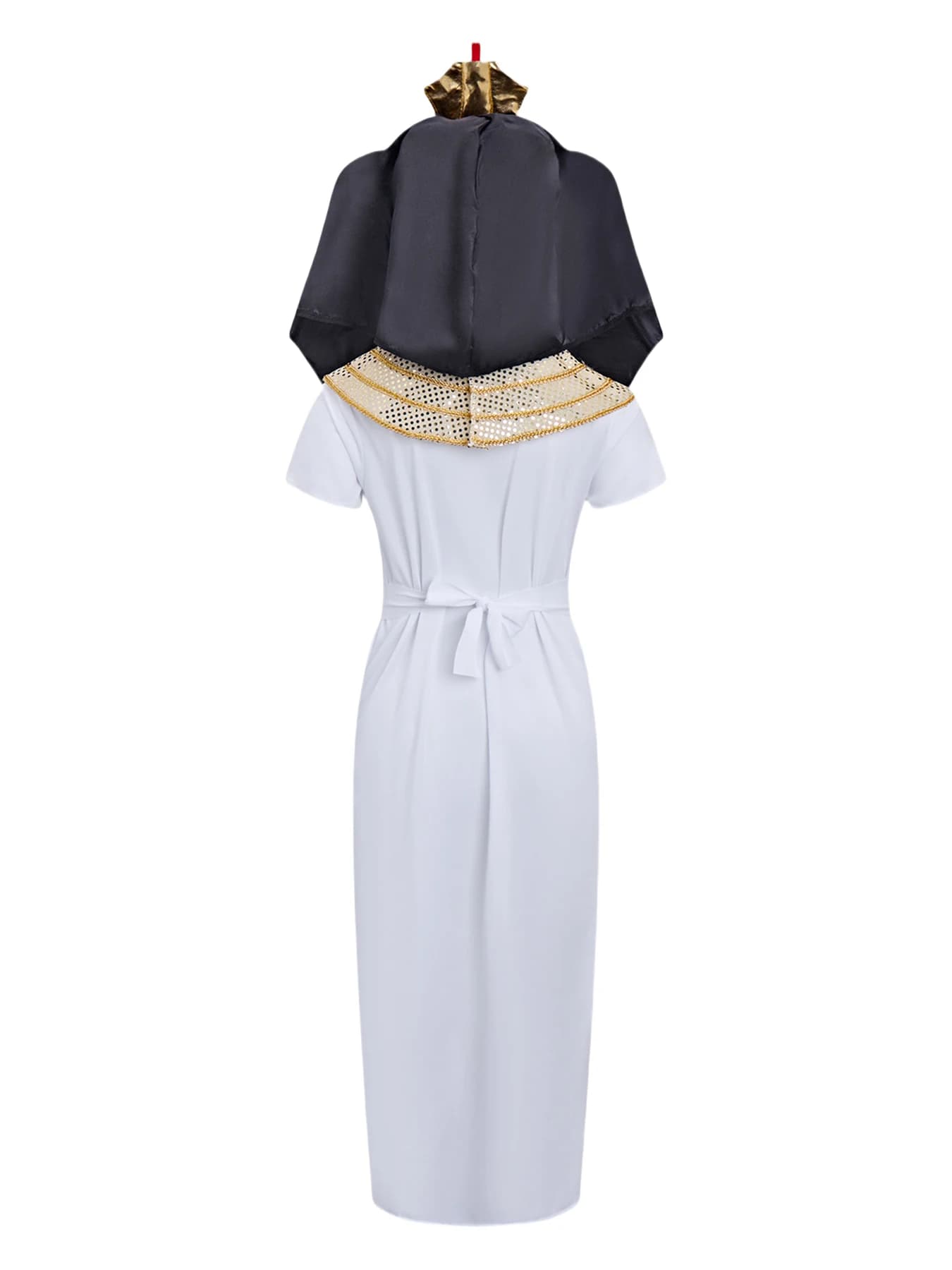 Costume de pharaon égyptien pour enfants, tenue de cosplay de l'Égypte ancienne royale avec coiffe N