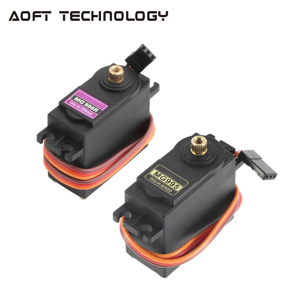 Servomoteurs numériques 13KG 15KG, 4 pièces, MG995 MG996R, engrenage tout en métal pour JR voiture R