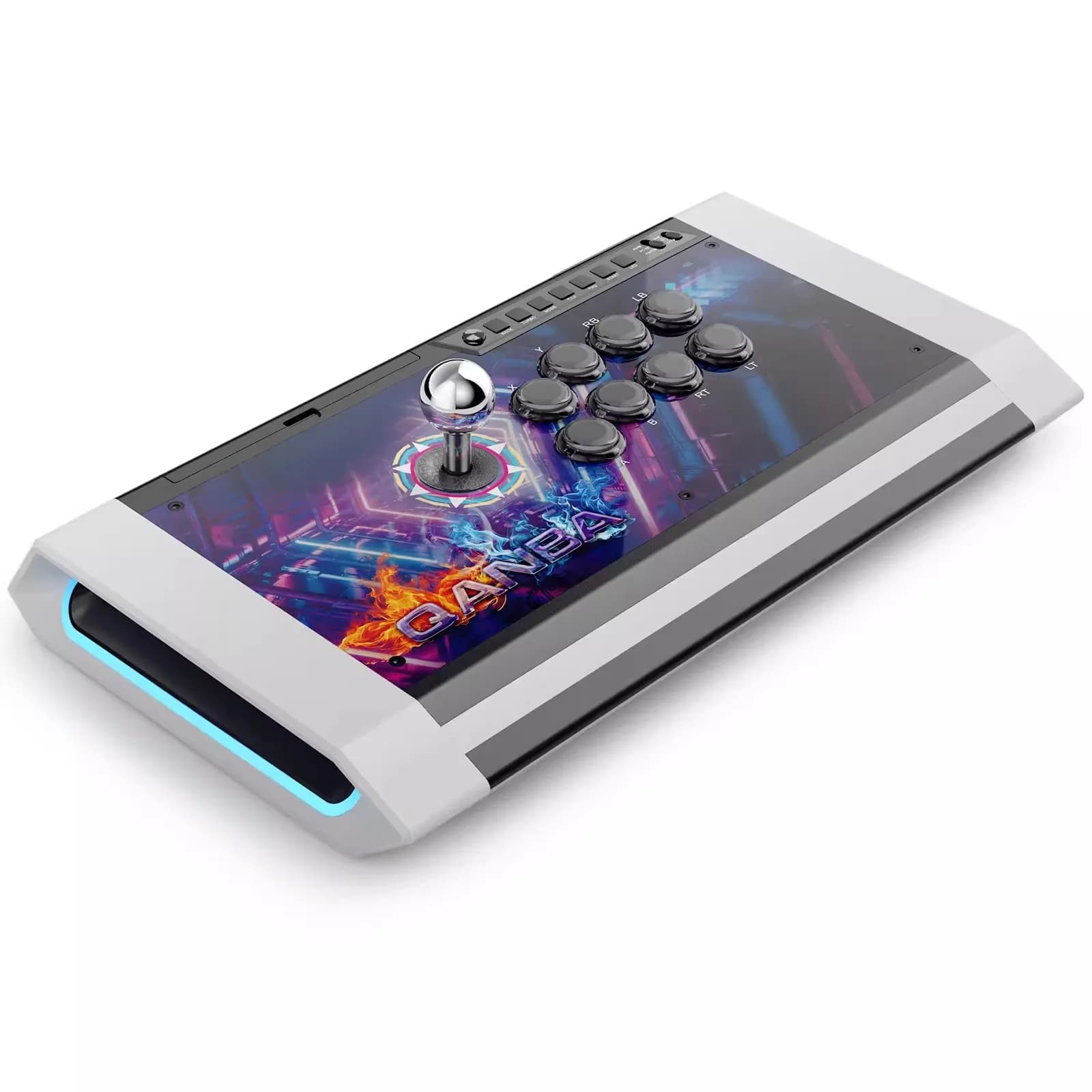 QANBA-Boxer Q3 Obsidian Multi-Function Pro Joystick, Compatible avec PC Street Fighter 6 Lam Ken 8 S