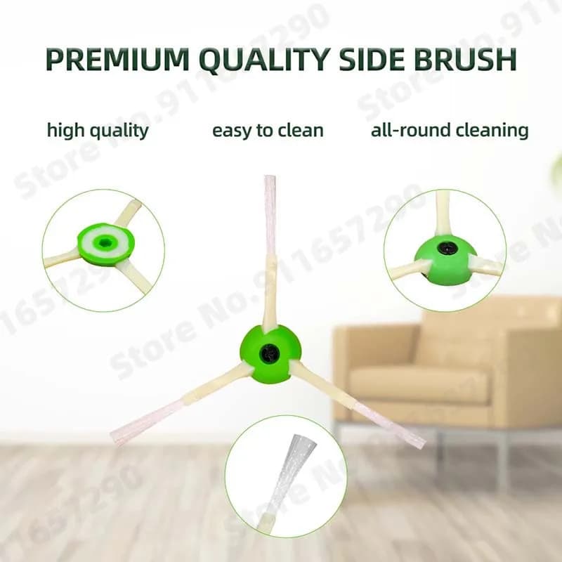 Sac à poussière avec filtre Hepa pour brosse latérale principale, pièces de rechange pour aspirateur