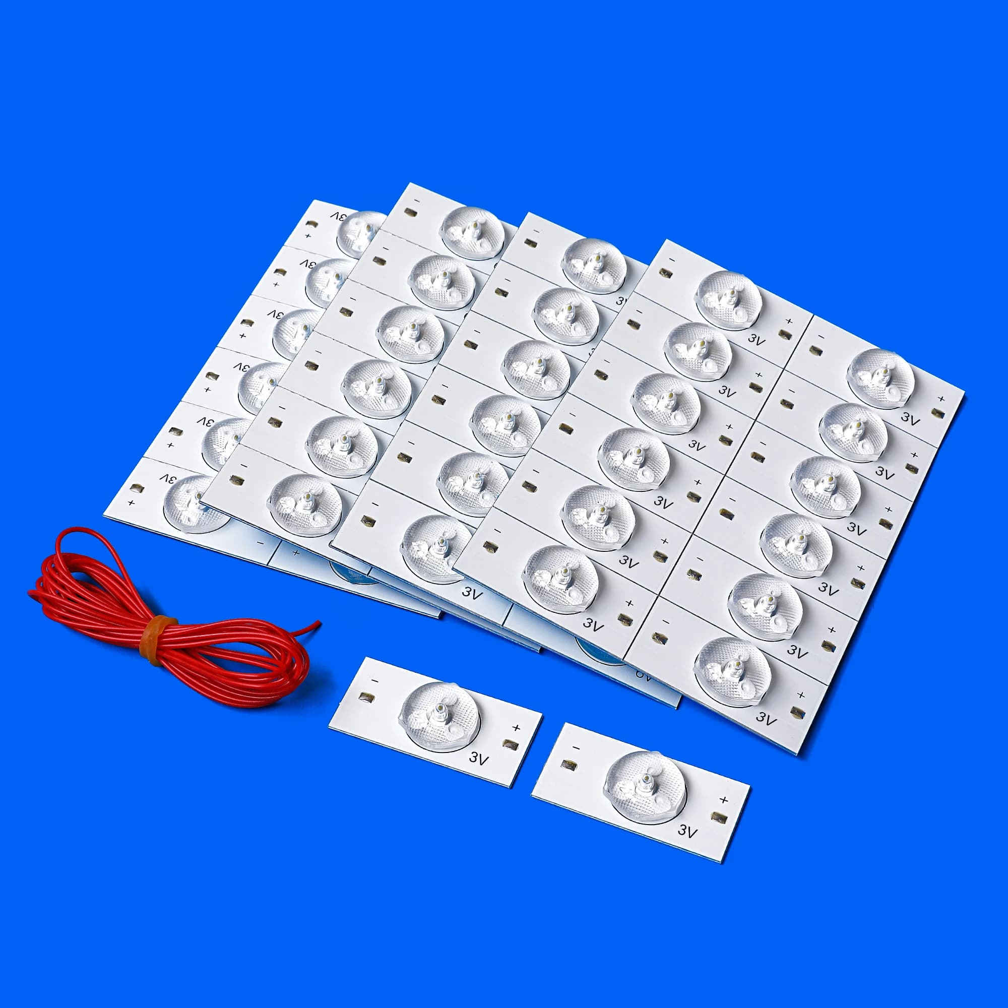 Perles de lampe SMD 3V 6V avec filtre à lentille optique pour réparation de télévision LED 32-75 pou