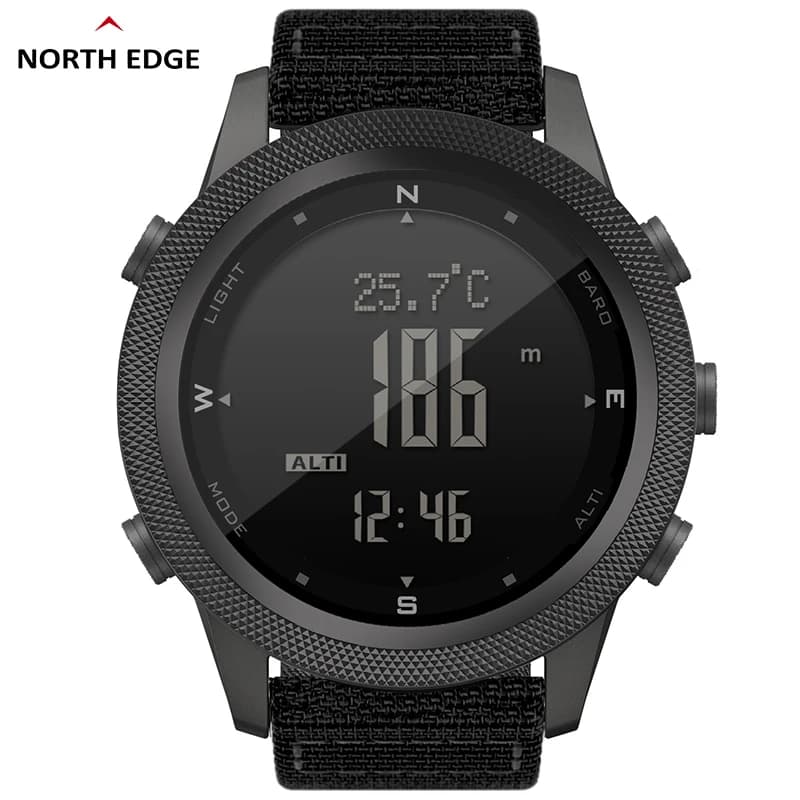 Km TH EDGE-Montre intelligente militaire étanche pour homme, altimètre, baromètre, therye.com, bouss