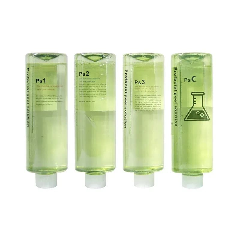 4 en 1 Aqua Peeling Solution Hydrafaciale Sérums pour le nettoyage du visage Hydra Dermabrasion Solu