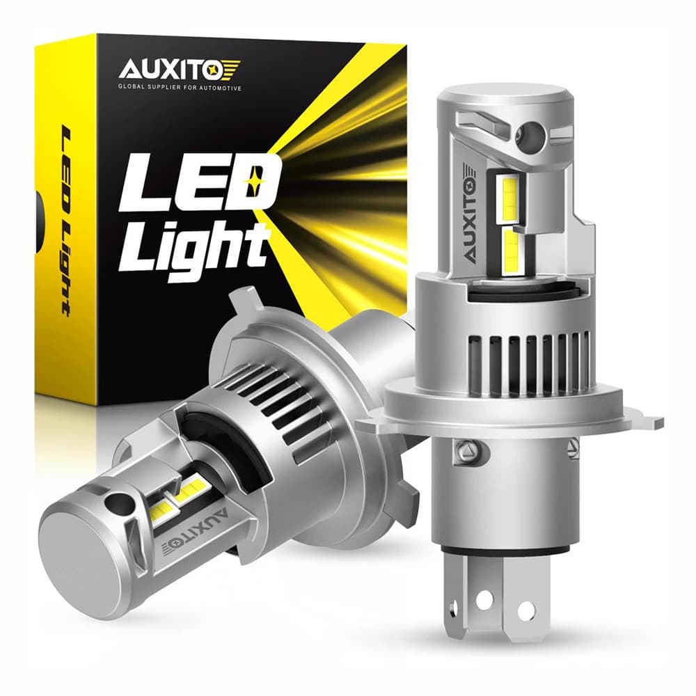 AUXITO 2 pièces 20000LM 100W Super lumineux Canbus Auto phare Turbo LED H4 9003 feux de croisement a