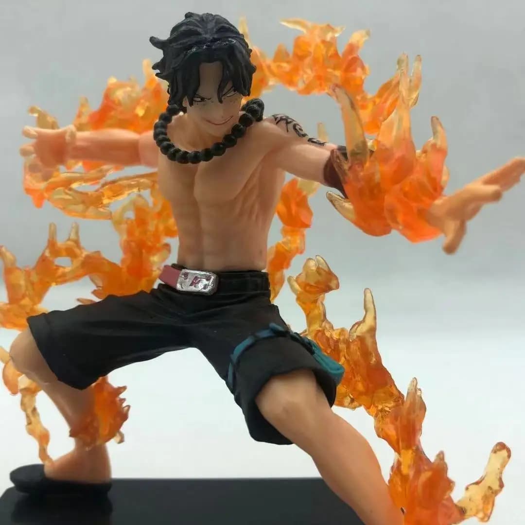 Figurines d'action de feu Portgas D ZanBattle, figurine de collection d'anime japonais, modèle en PV