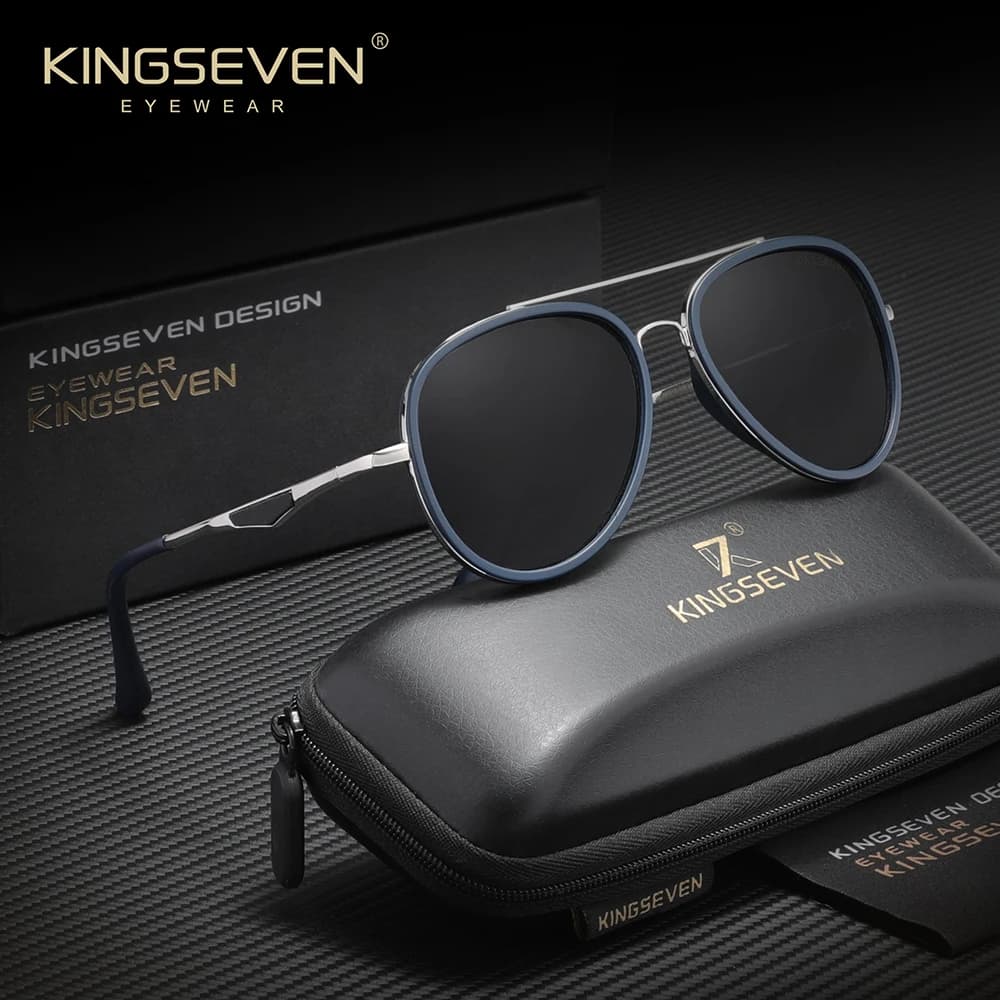 Lunettes de soleil classiques KINGSEVEN, polarisées, originales, pour la conduite, protection UV400,