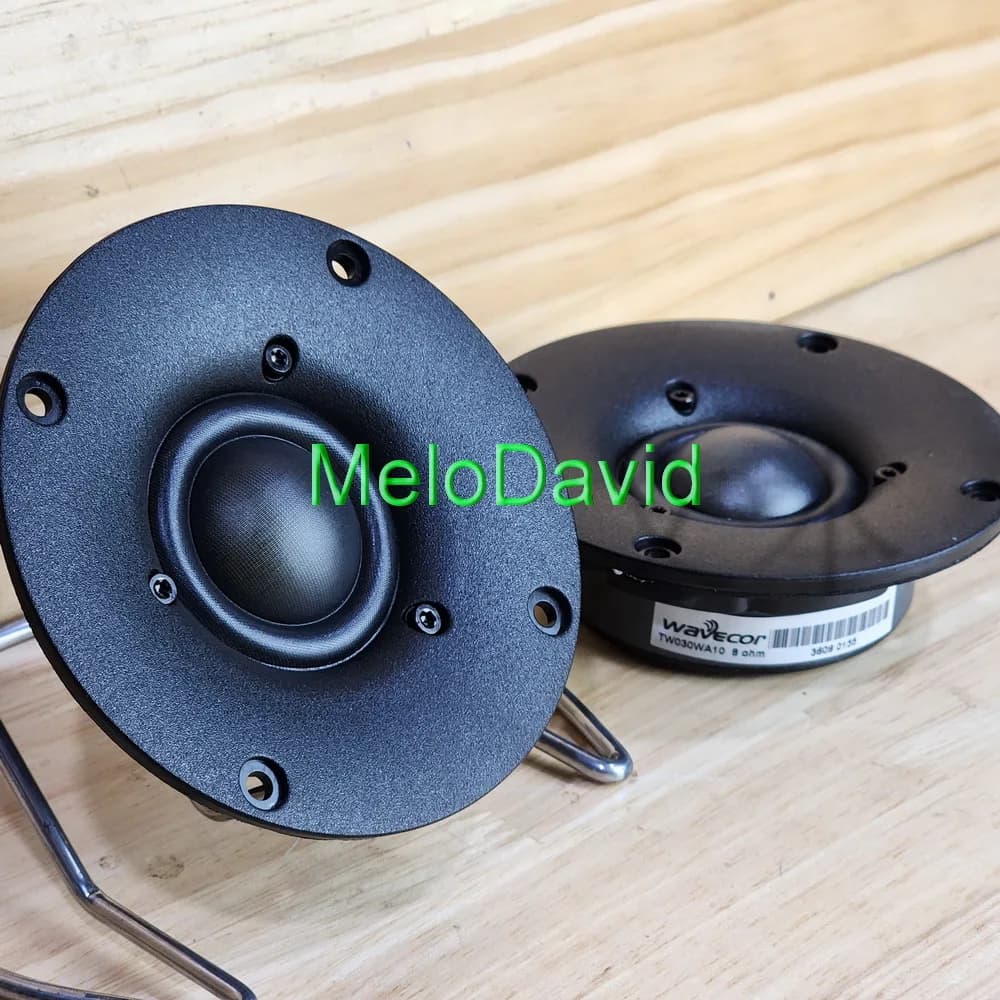 2 pièces de tweeter à dôme en soie Wavecor TW030WA10 WA22 (30mm 1.2inch) 8Ω 104mm