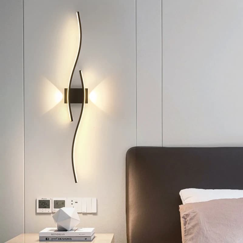 Applique Murale LED au Design Moderne et Simple, Luminaire Décoratif d'Nik, Idéal pour un Salon, une