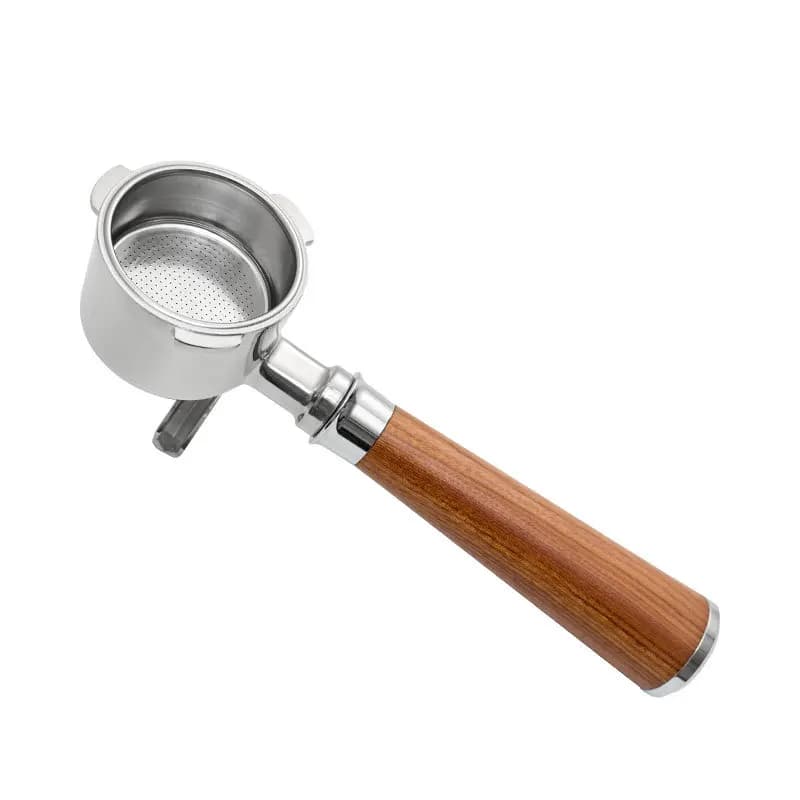 Porte-filtre à café à Double bec de 51mm, avec panier de 1 à 2 tasses, pour Machine à café Delonghi 