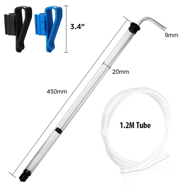 Siphon automatique de brassage à domicile, Kit de remplissage de transfert de vin (canne de support 