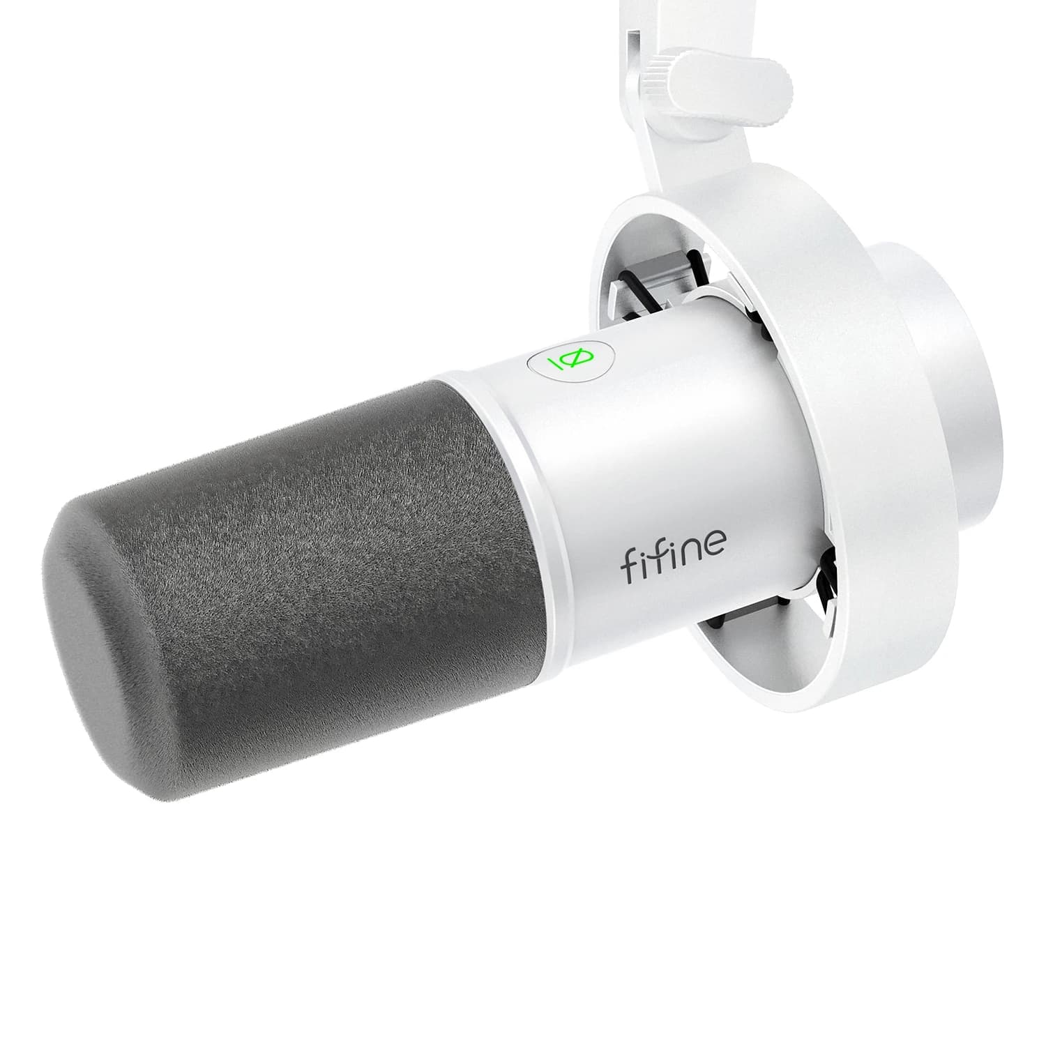 FIFINE Microphone USB/XLR dynamique avec bouton de Gain/tactile-muet/prise casque, micro d'enregistr