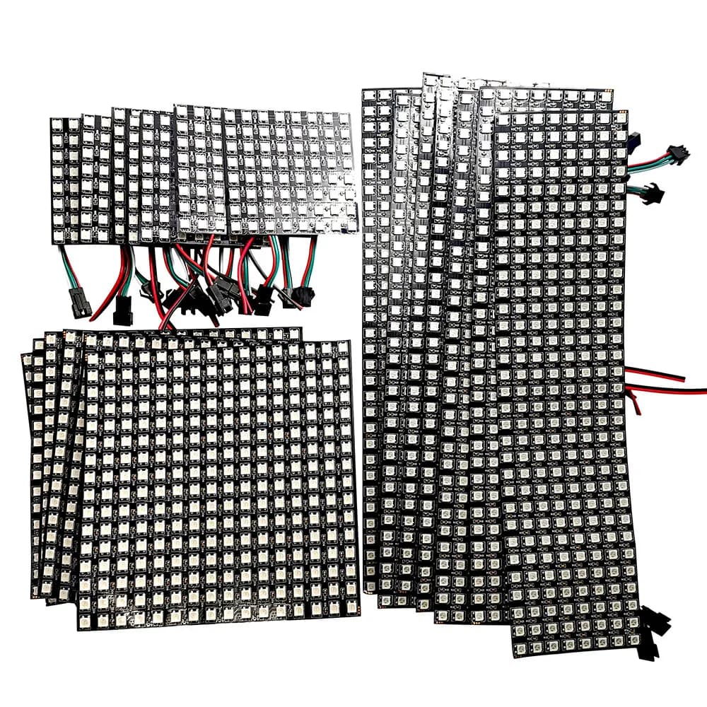 Écran numérique flexible WS2812, 1 à 10 pièces, Module de panneau LED, lumière WS2812B, adressable i