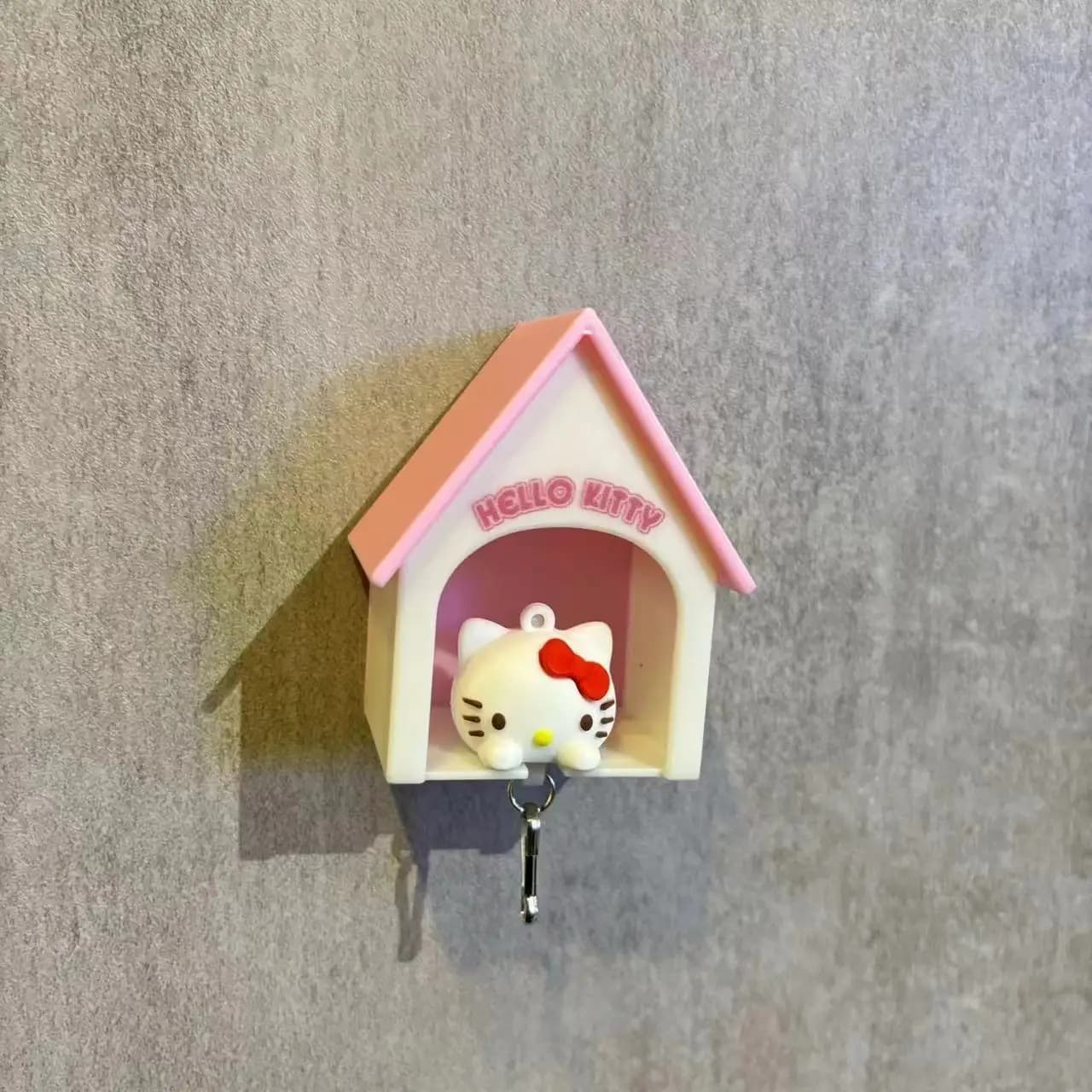Porte-clés design maison de dessin animé Hello Kitty Kuromi Melody, support de clés d'entrée, porte-