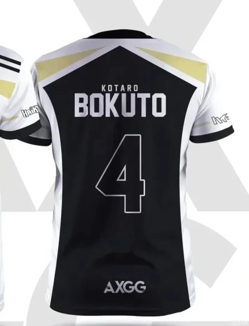 Haikyuu Fukurodani Bokuto Anime hommes T-Shirts 2025 nouvelle mode d'été maillot décontracté col ron