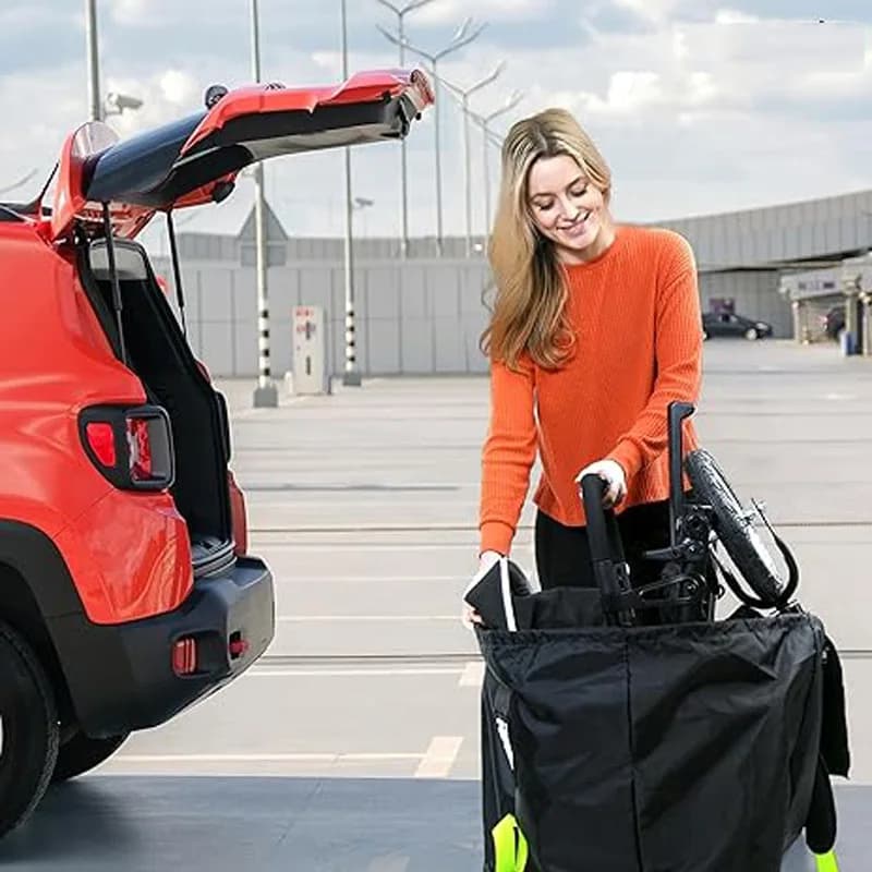 Sac de voyage pour poussette de bébé, avec ceinture d'épaule, sac à poussière universel, organisateu