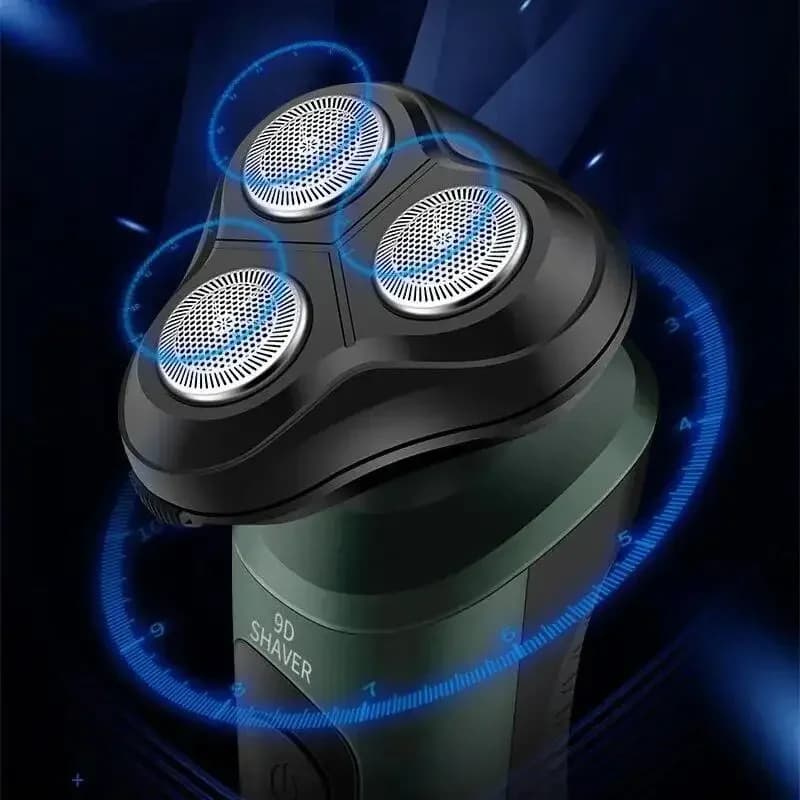 Nouveau rasoir électrique 9D pour hommes, USB, monté sur voiture, haute puissance, lavage complet du